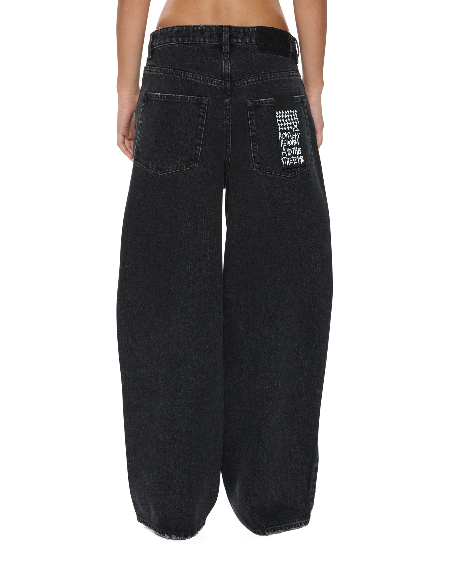 Womens Ksuper Temper Baggy Denim Jeans