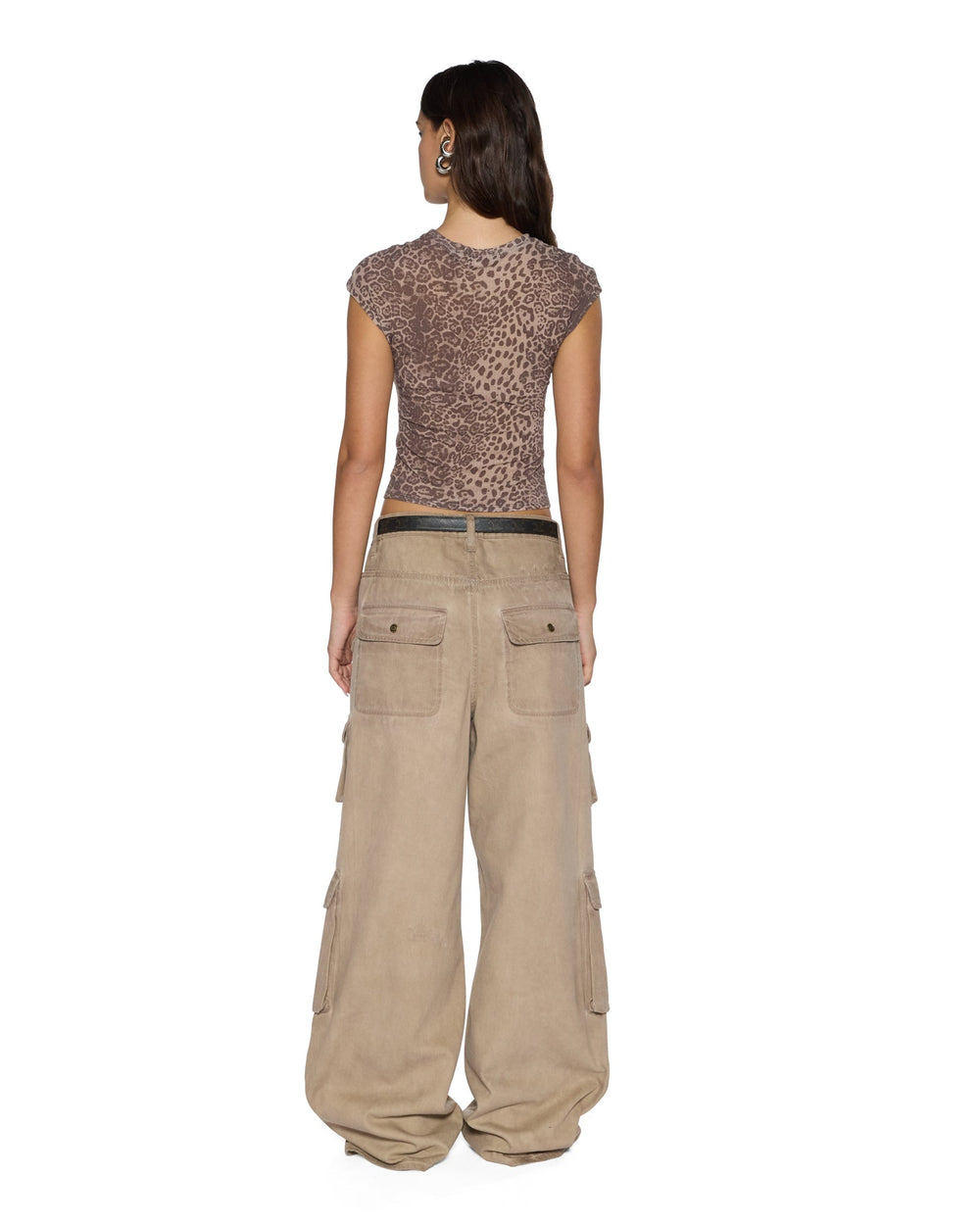 Womens Staple Ss Tee Leopard Tees