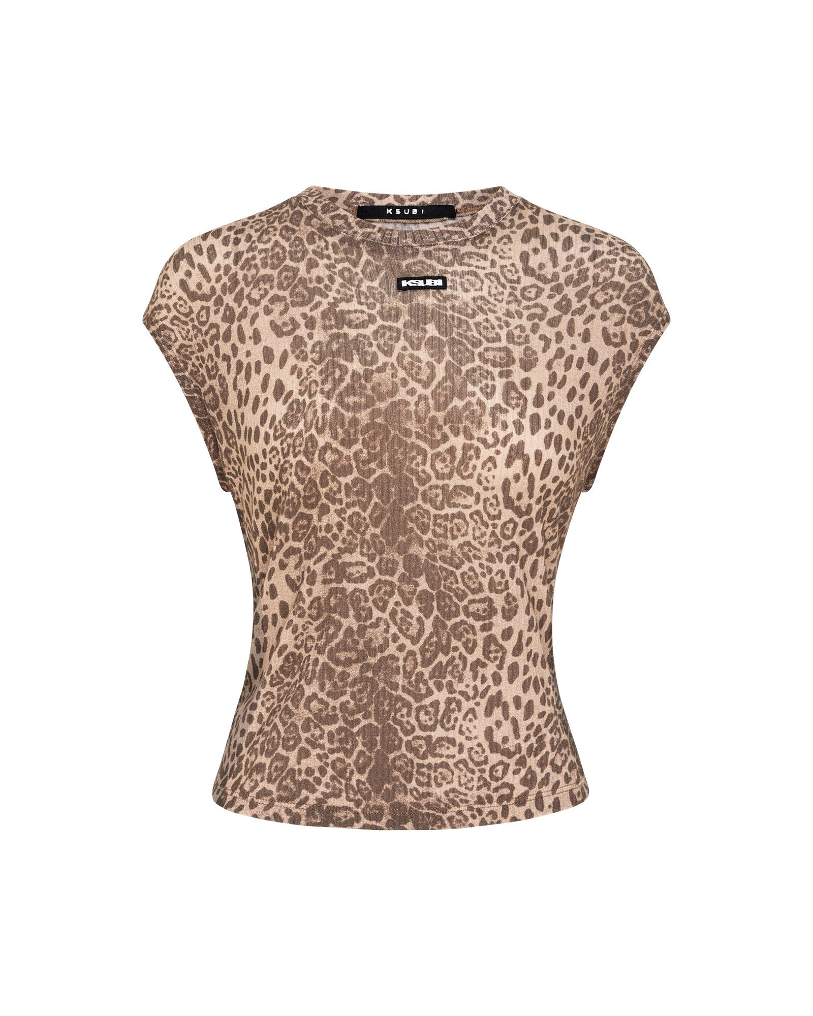 Womens Staple Ss Tee Leopard Tees