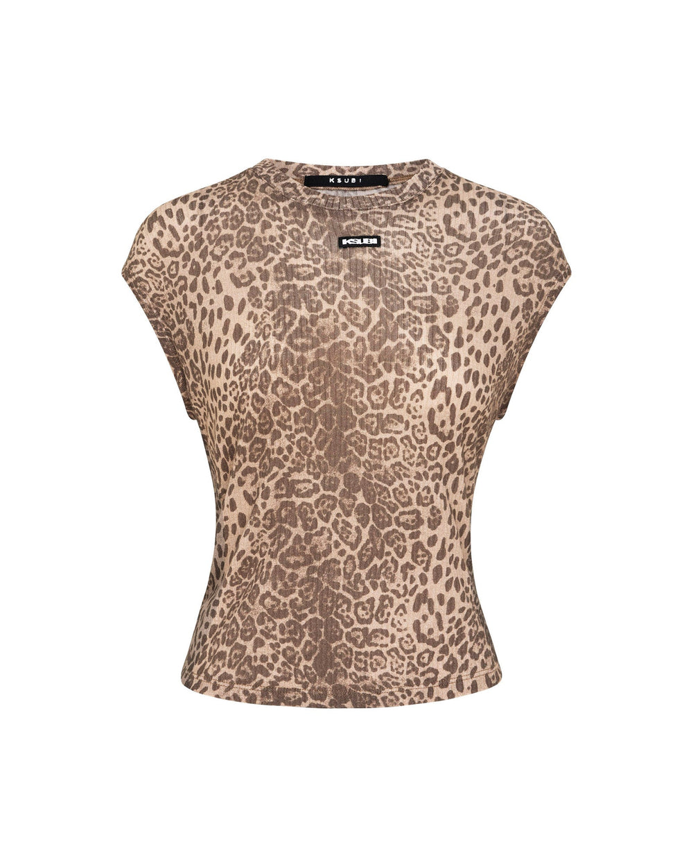 Womens Staple Ss Tee Leopard Tees