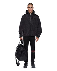 Mens Van Winkle Laid Black Sting Skinny Denim Jeans