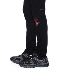 Mens Van Winkle Laid Black Sting Skinny Denim Jeans