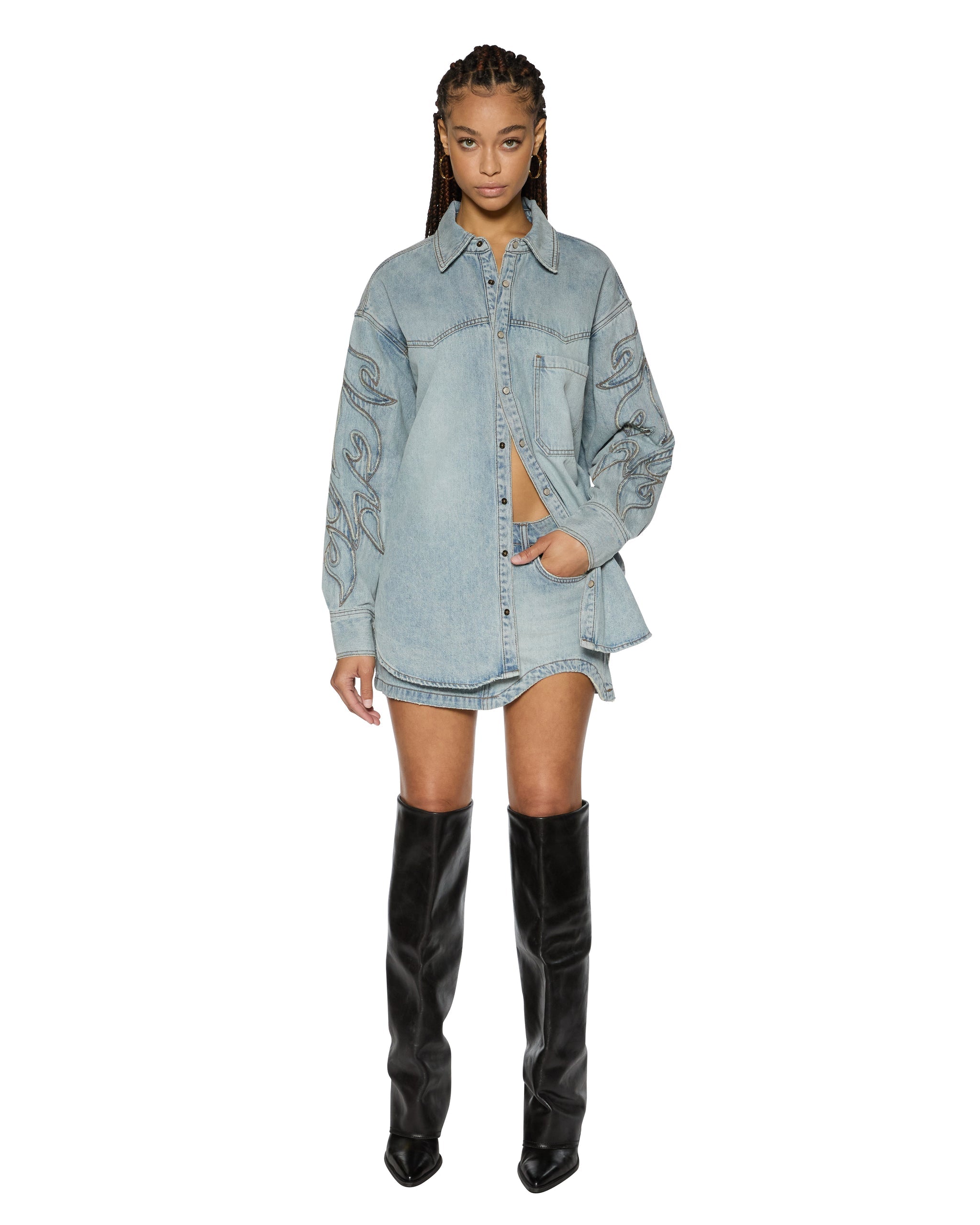 Womens Frontier Ls Shirt Paragon Patch Shirts