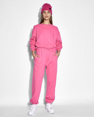Buy 3 X 4 Klassic Crew Hype Pink Fleece Sweater KSUBI