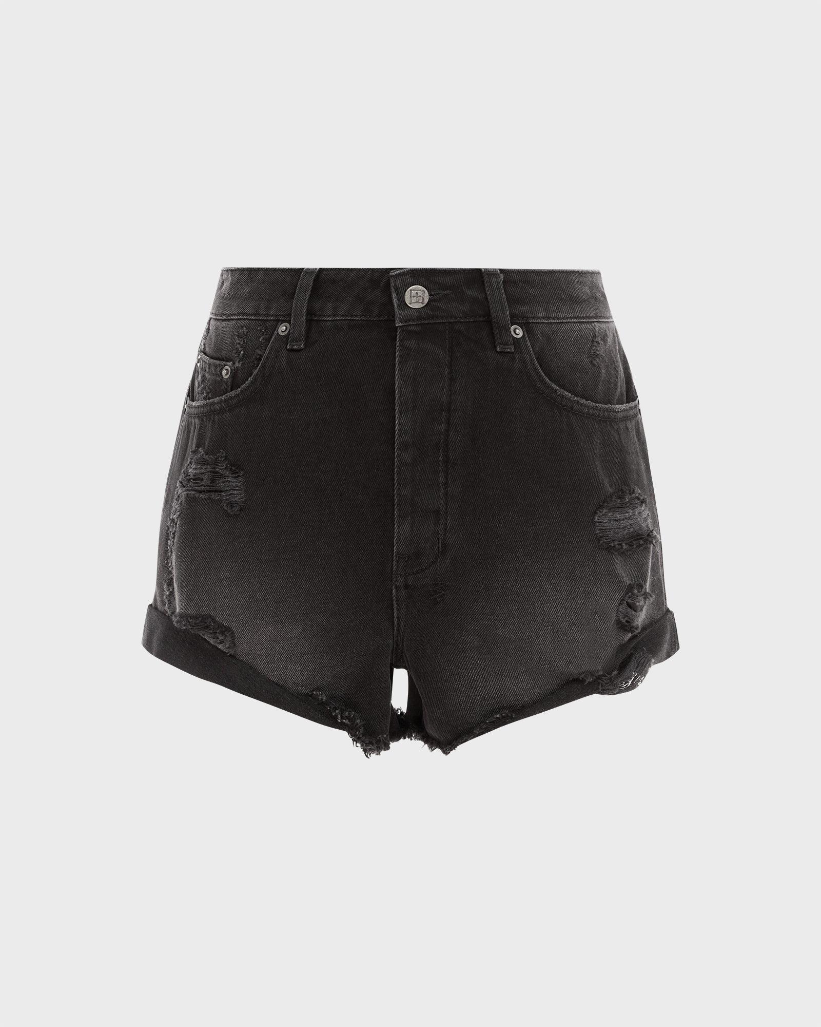 Buy Rollin Out Short Trashed Women's Shorts KSUBI