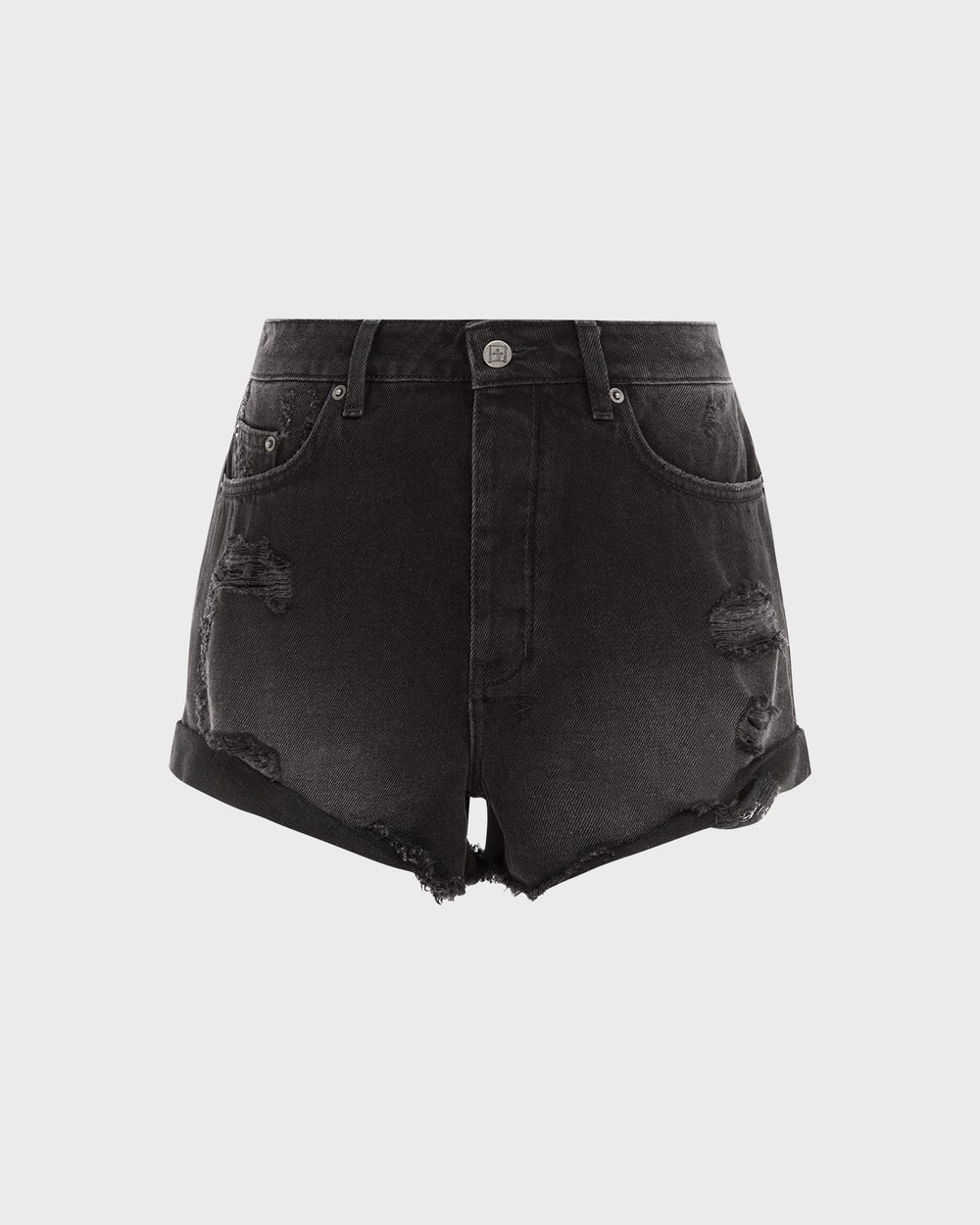 Buy Rollin Out Short Trashed Women's Shorts KSUBI