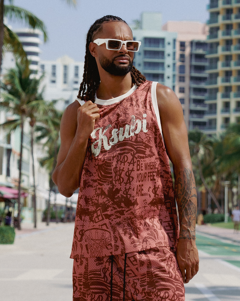 Mills Ikon Basketball Jersey - Multi Print