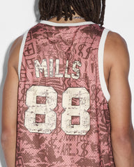 Mills Ikon Basketball Jersey - Multi Print