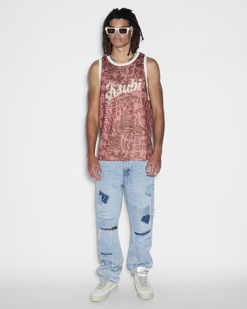 Mills Ikon Basketball Jersey - Multi Print