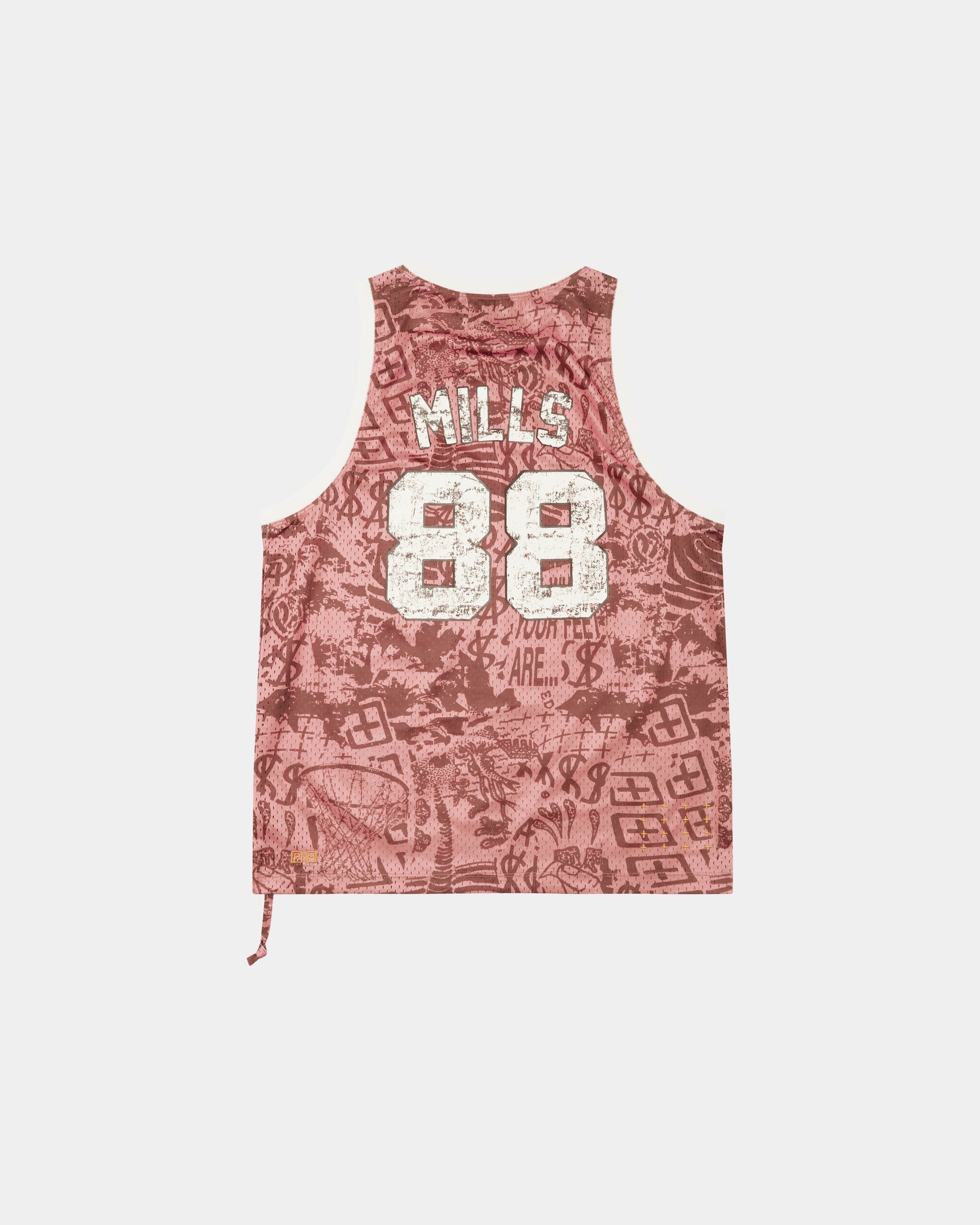 Mills Ikon Basketball Jersey - Multi Print