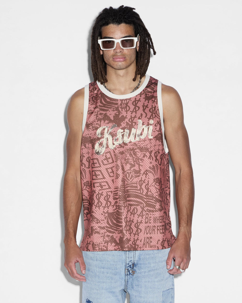 Mills Ikon Basketball Jersey - Multi Print
