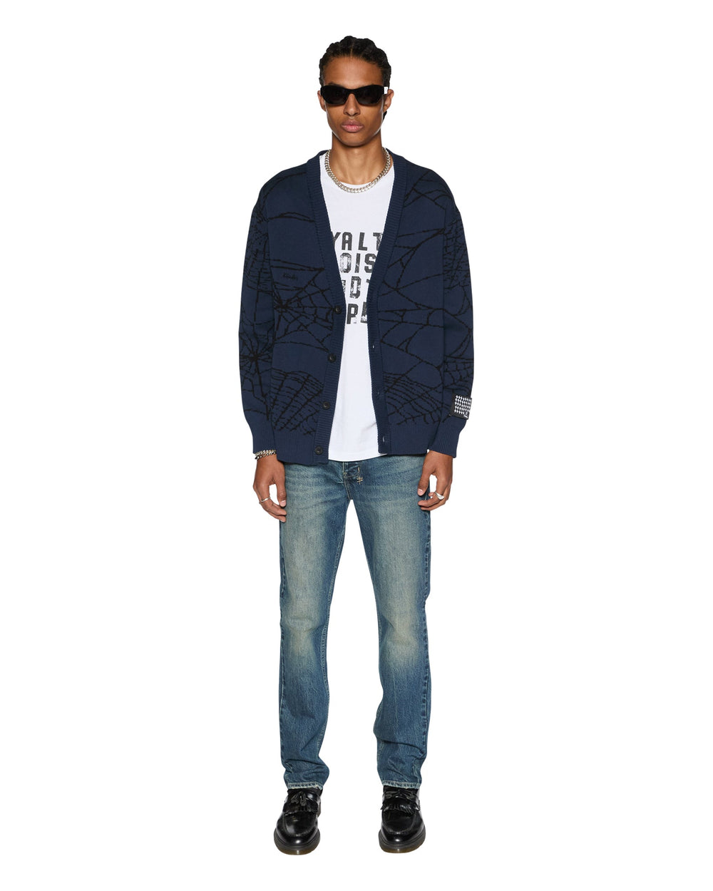 Lies Knit Gasoline Cardigan