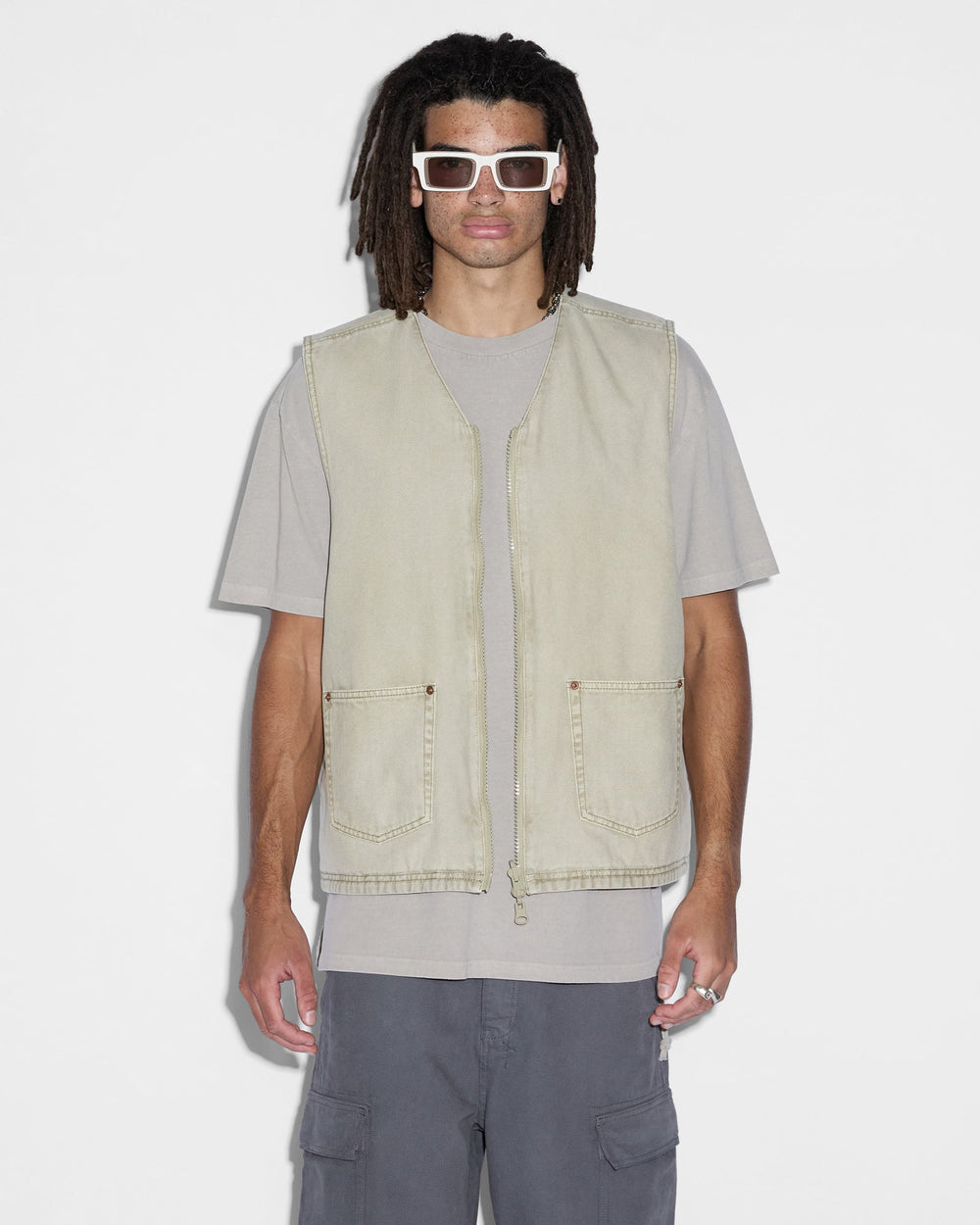Battler Padded Vest - Khaki