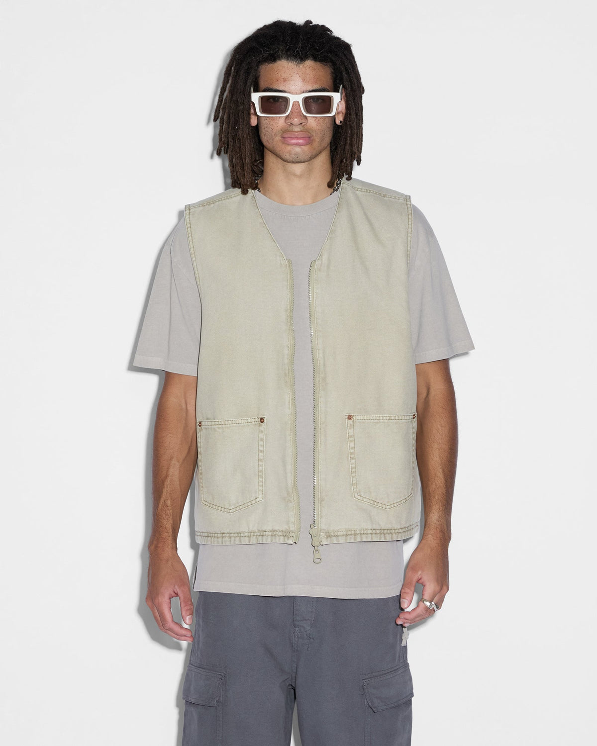 Battler Padded Vest - Khaki