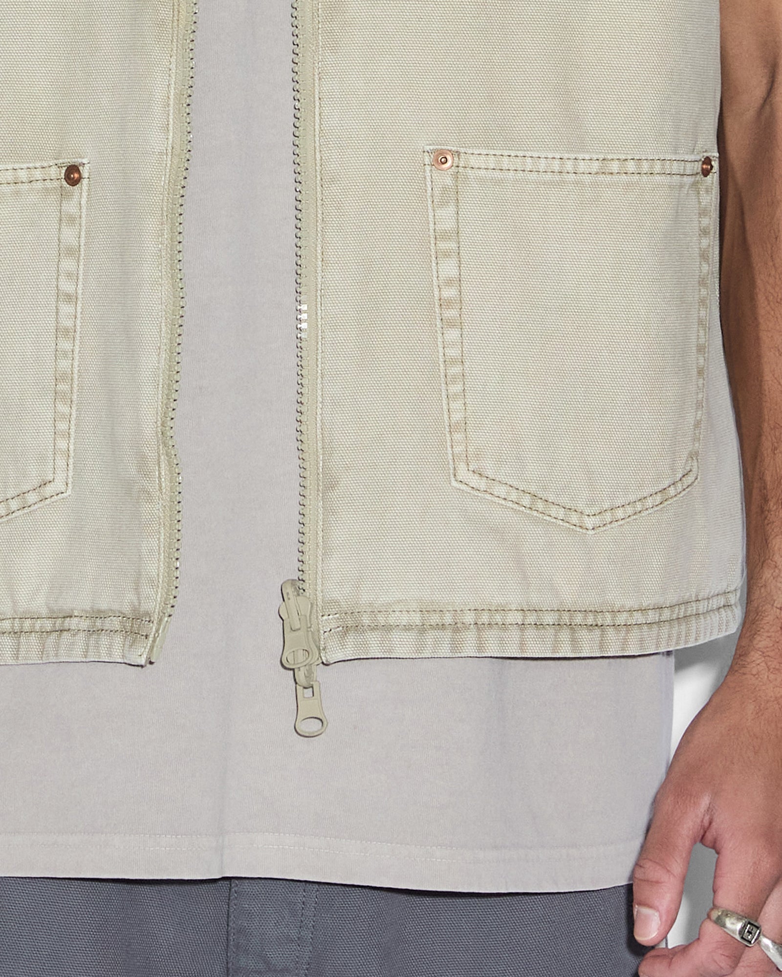 Battler Padded Vest - Khaki