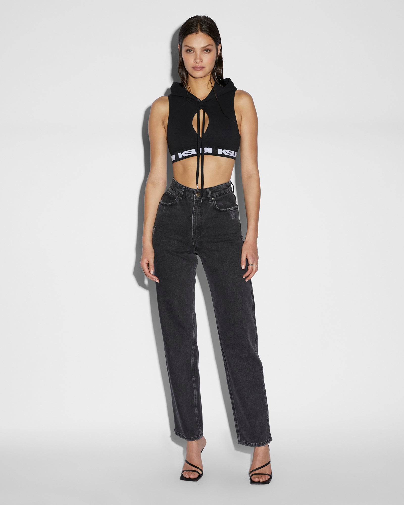 Incubus Hoodie Sleeveless Tank Top - Black