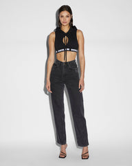 Incubus Hoodie Sleeveless Tank Top - Black