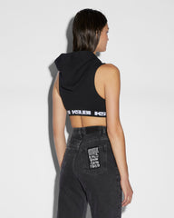 Incubus Hoodie Sleeveless Tank Top - Black