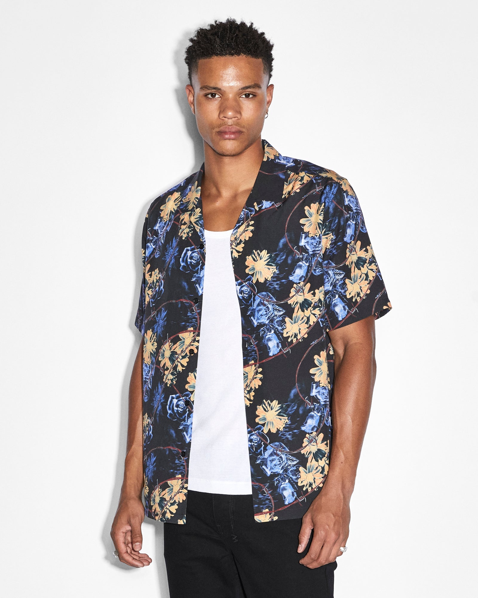 Buy Hyperflower Resort Ss Shirt Black KSUBI