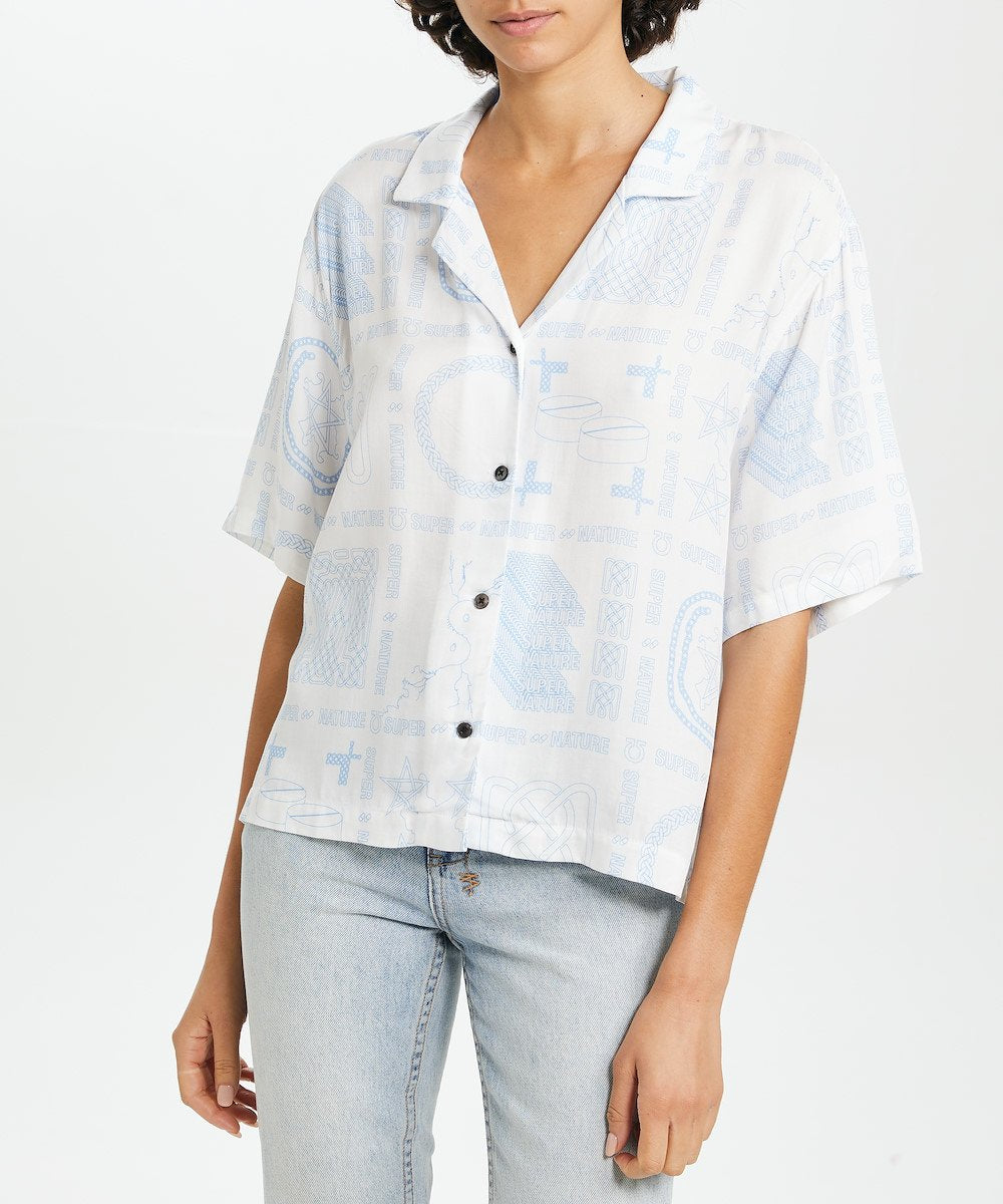Super Nature Ss Shirt White