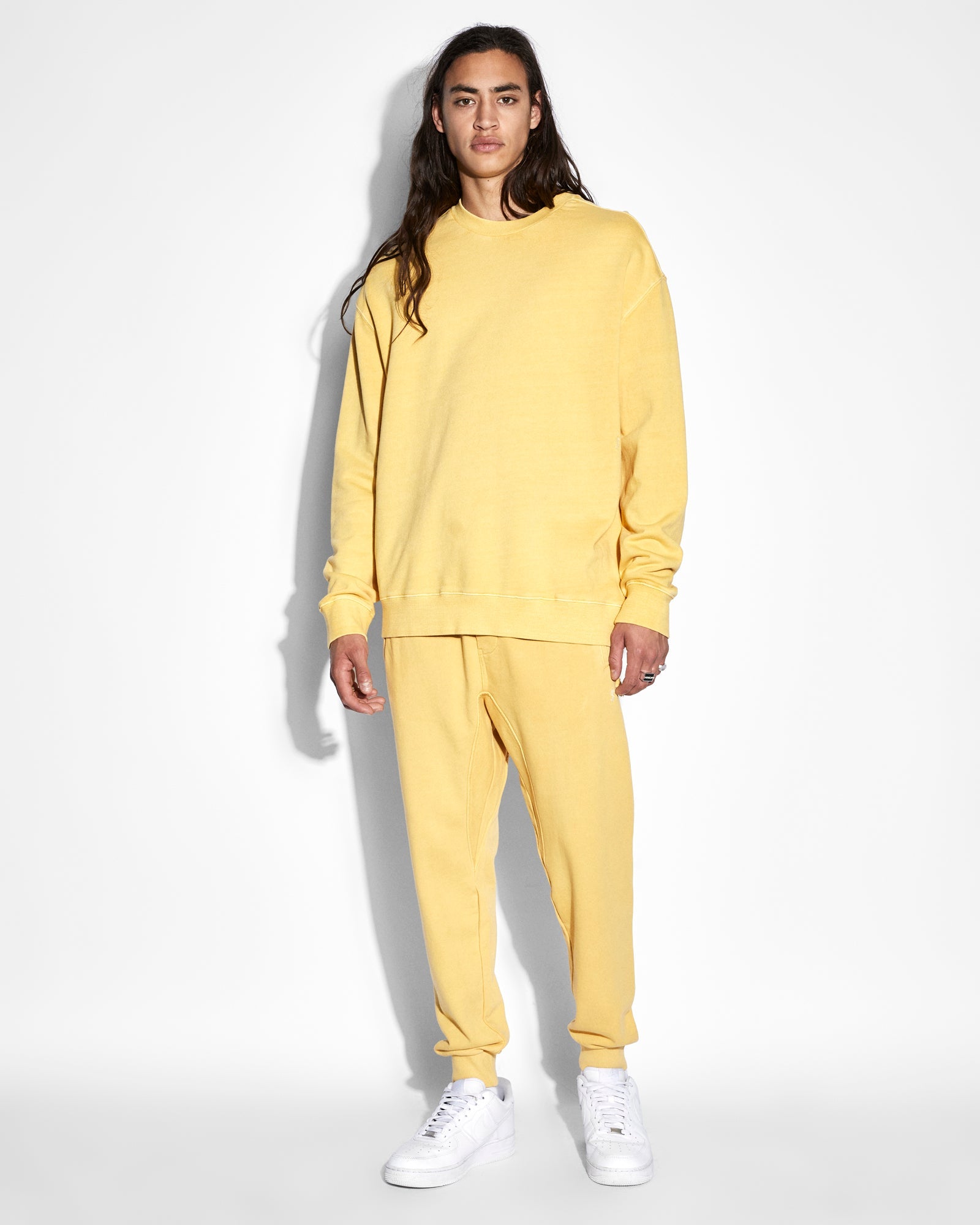 Buy 4 X 4 Biggie Crew Sol Oversized Sweat Yellow KSUBI