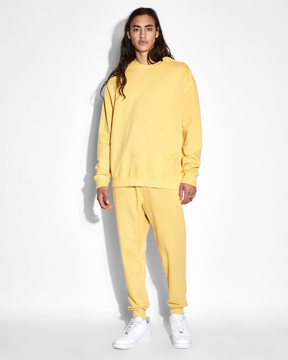 Buy 4 X 4 Biggie Crew Sol Oversized Sweat Yellow KSUBI