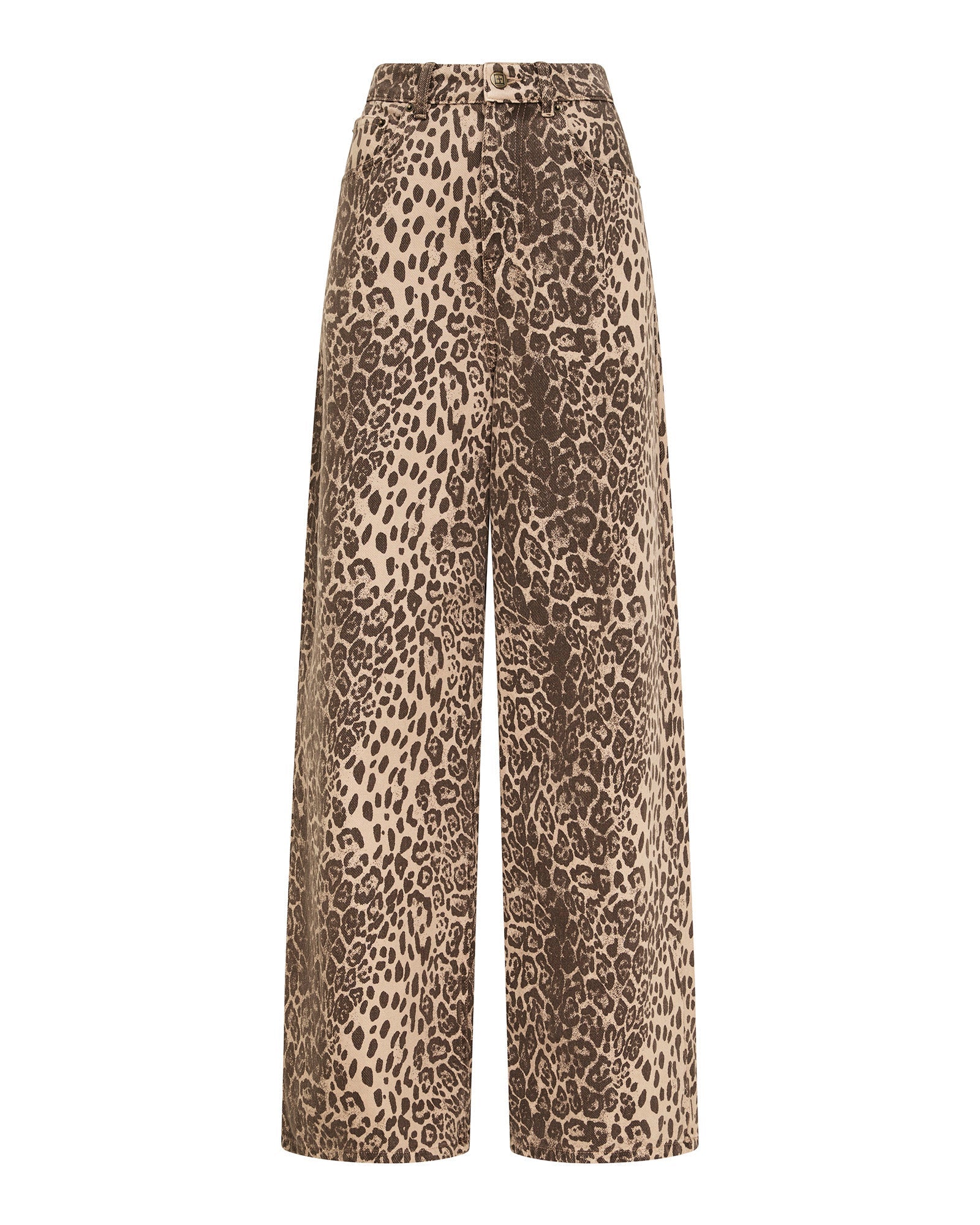 Womens Ksuper Leo Baggy Denim Jeans