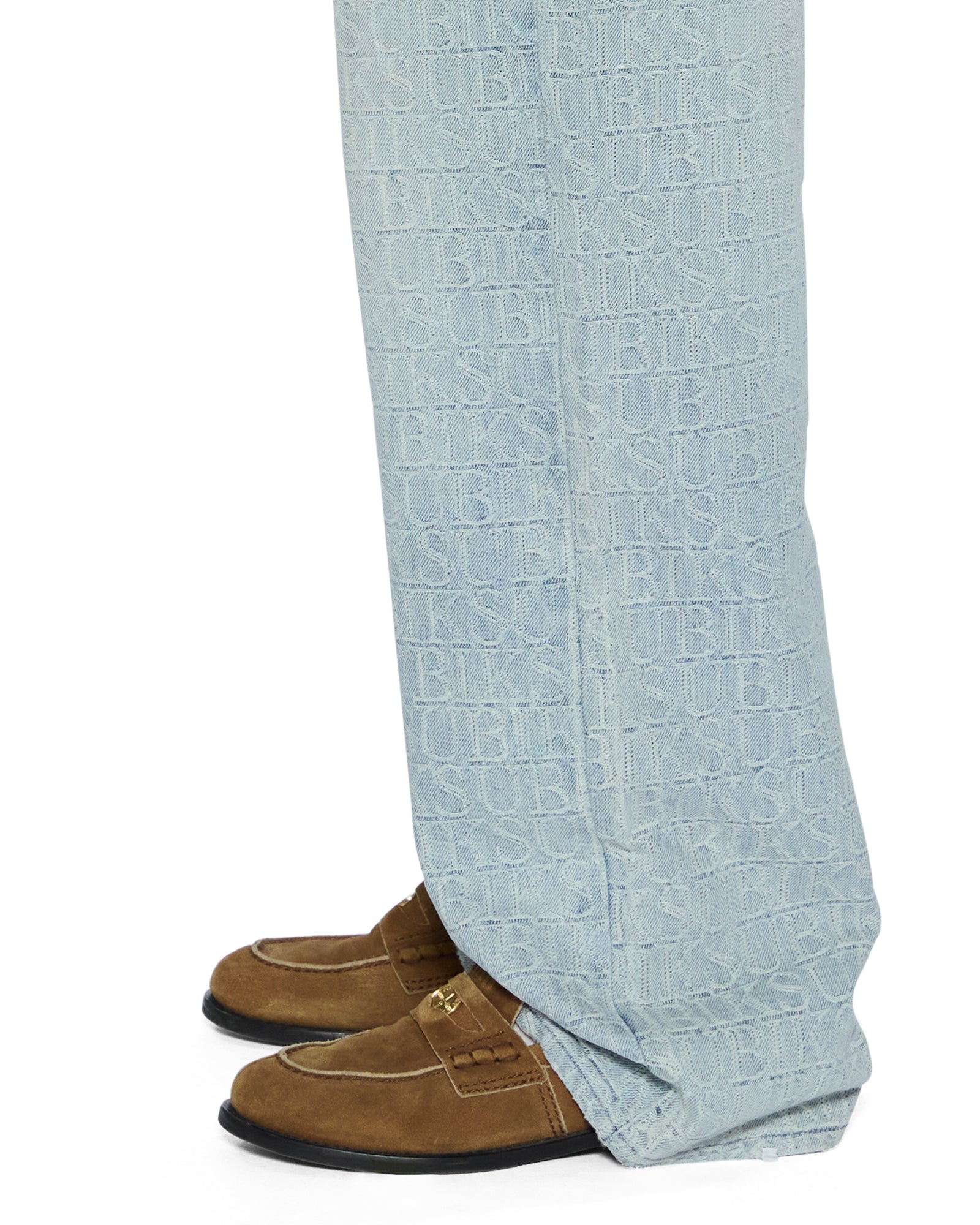 Womens Low Rider Tile Relaxed Denim Jeans