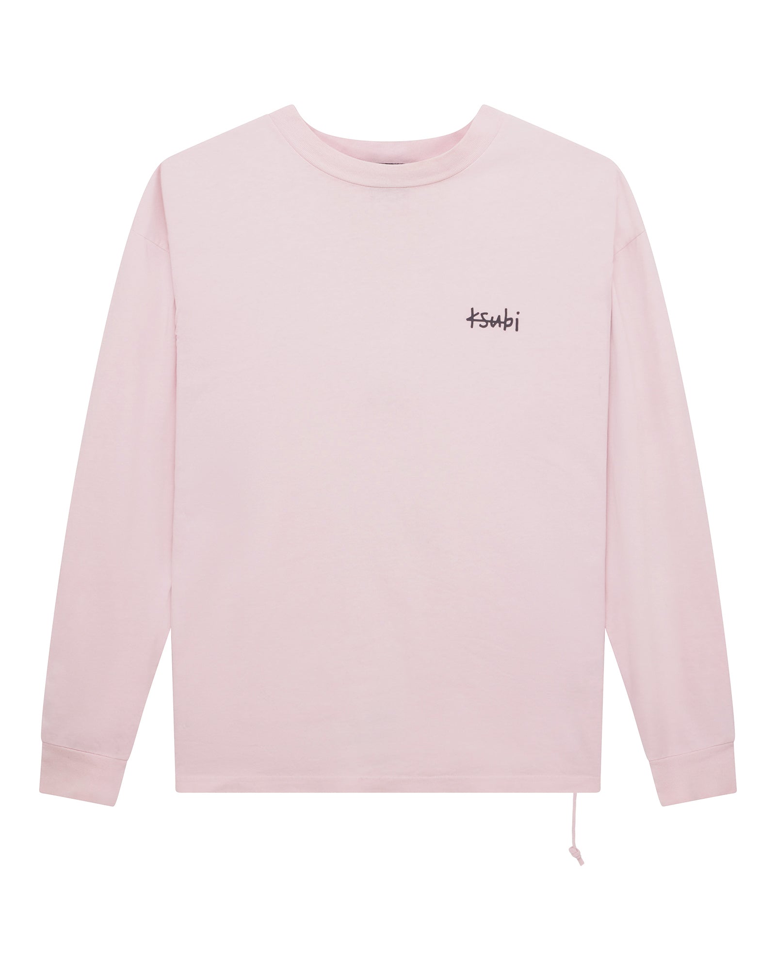 Mens Allday Biggie Ls Tee Ice Quartz Tees