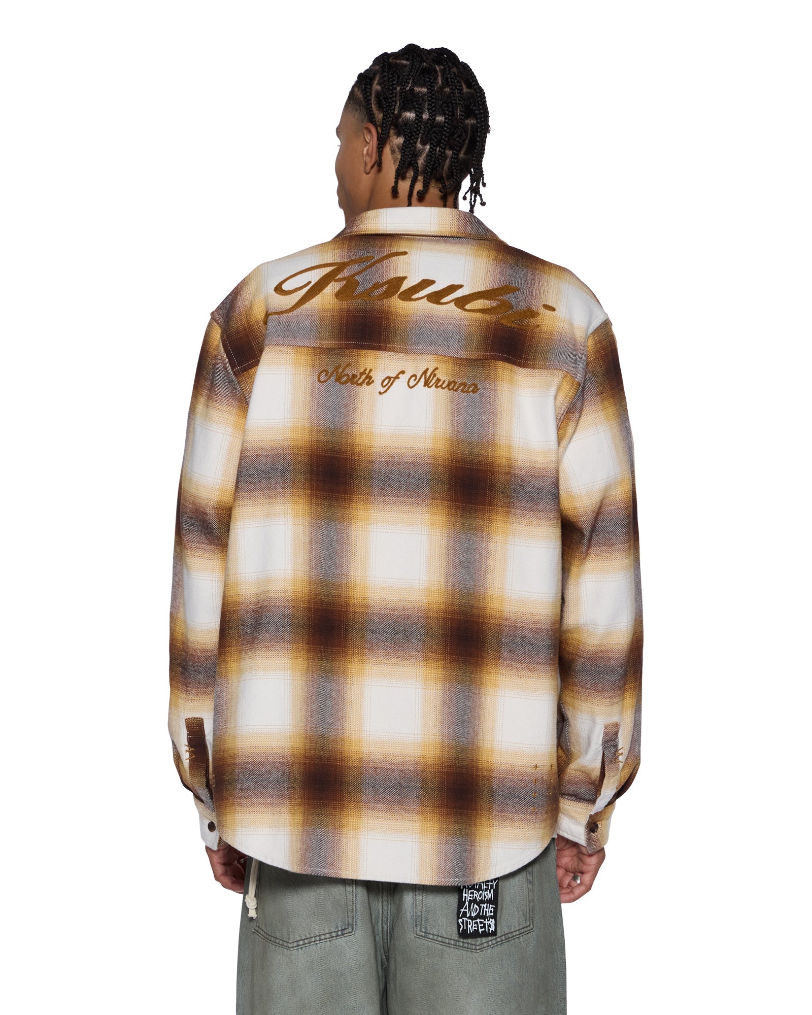 Mens Rosebowl Ls Shirt Burnt Orange Shirts