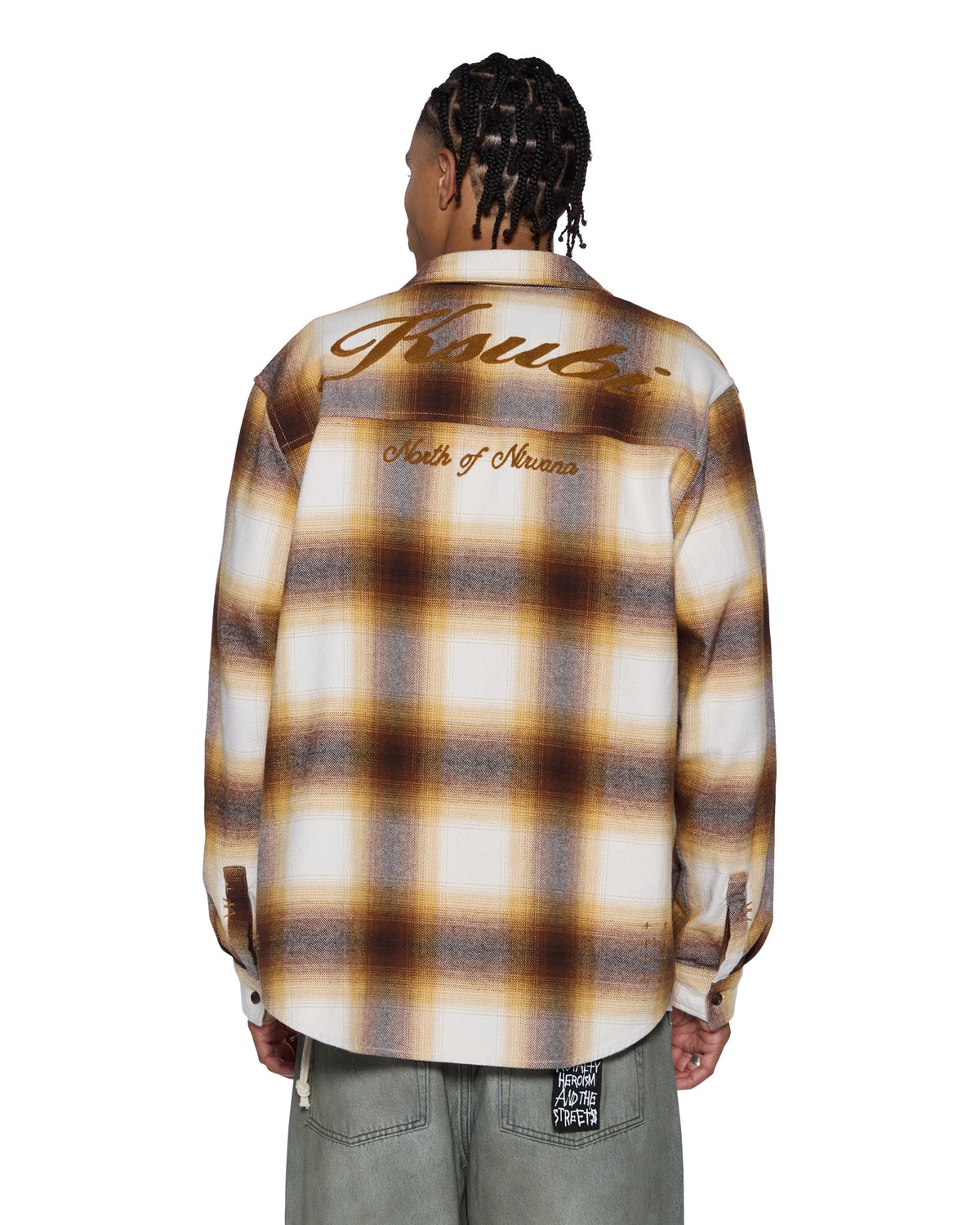 Mens Rosebowl Ls Shirt Burnt Orange Shirts