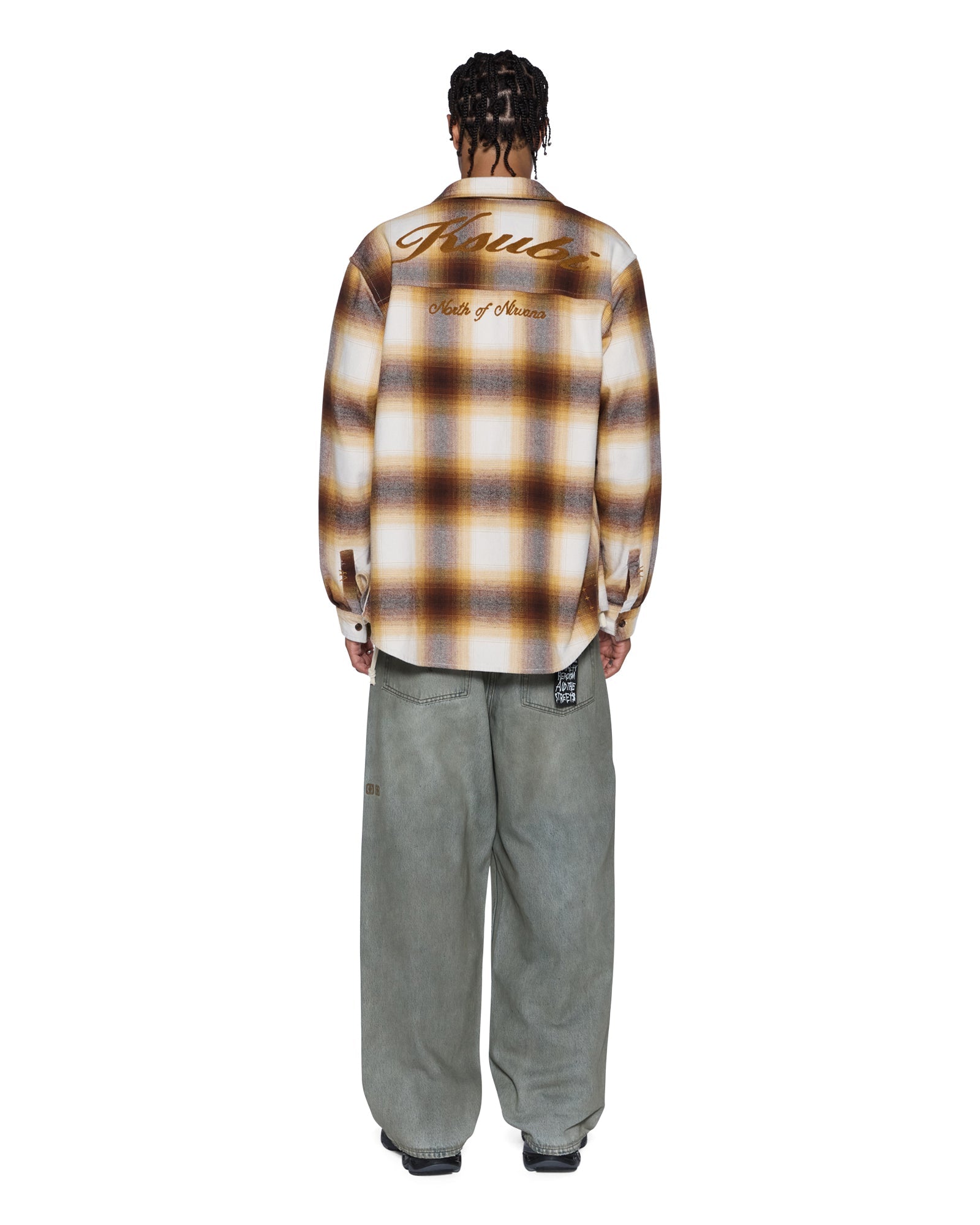 Mens Rosebowl Ls Shirt Burnt Orange Shirts