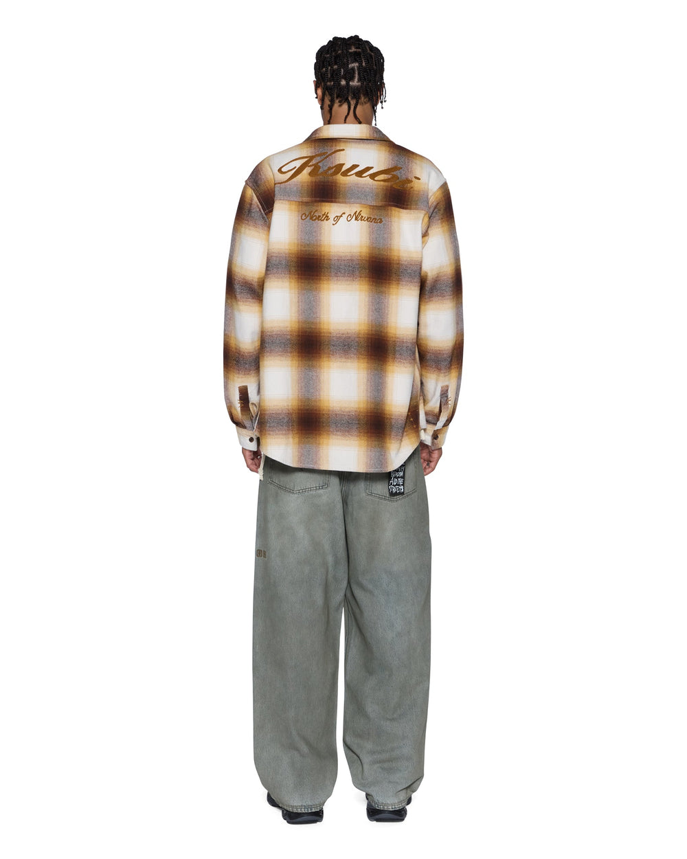 Mens Rosebowl Ls Shirt Burnt Orange Shirts