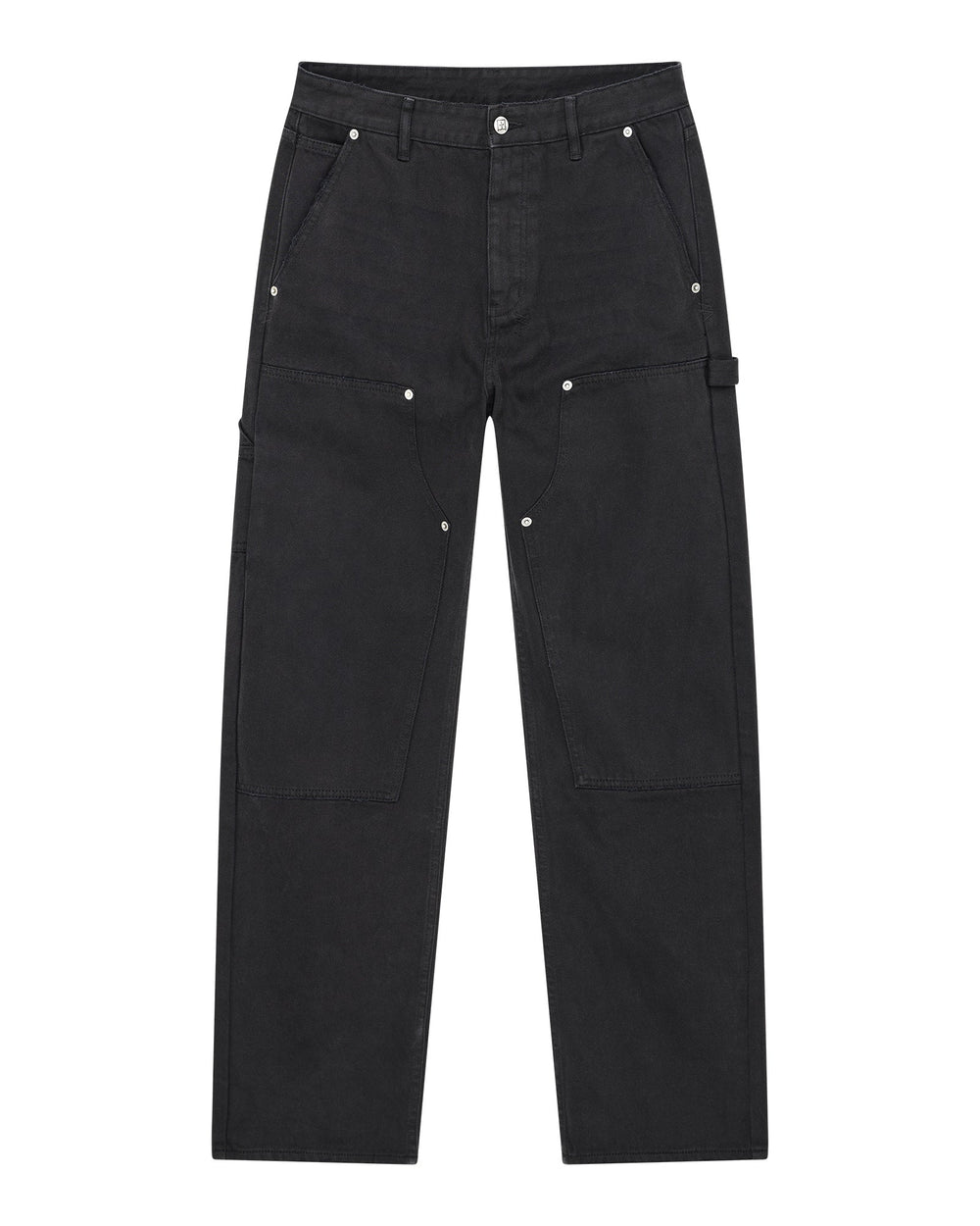 Mens Operator Pant Jasper Black Relaxed Denim Jeans