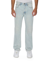 Mens Hazlow Frost Blue Straight Denim Jeans