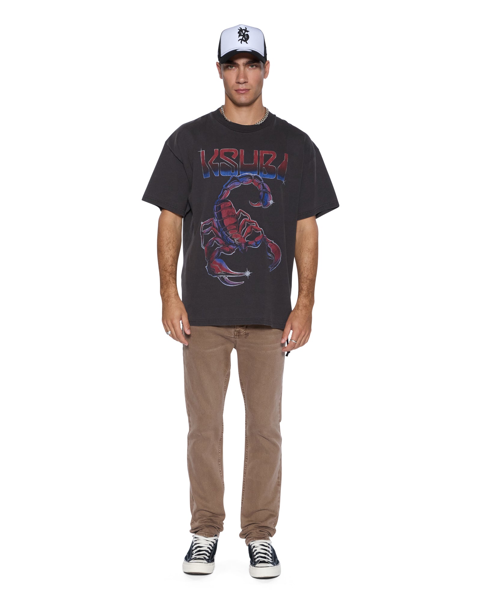 Mens Chitch Oak Slim Denim Jeans