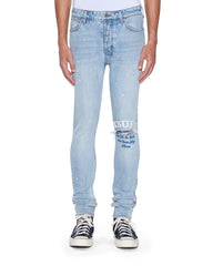 Mens Van Winkle Duke Blue Skinny Denim Jeans