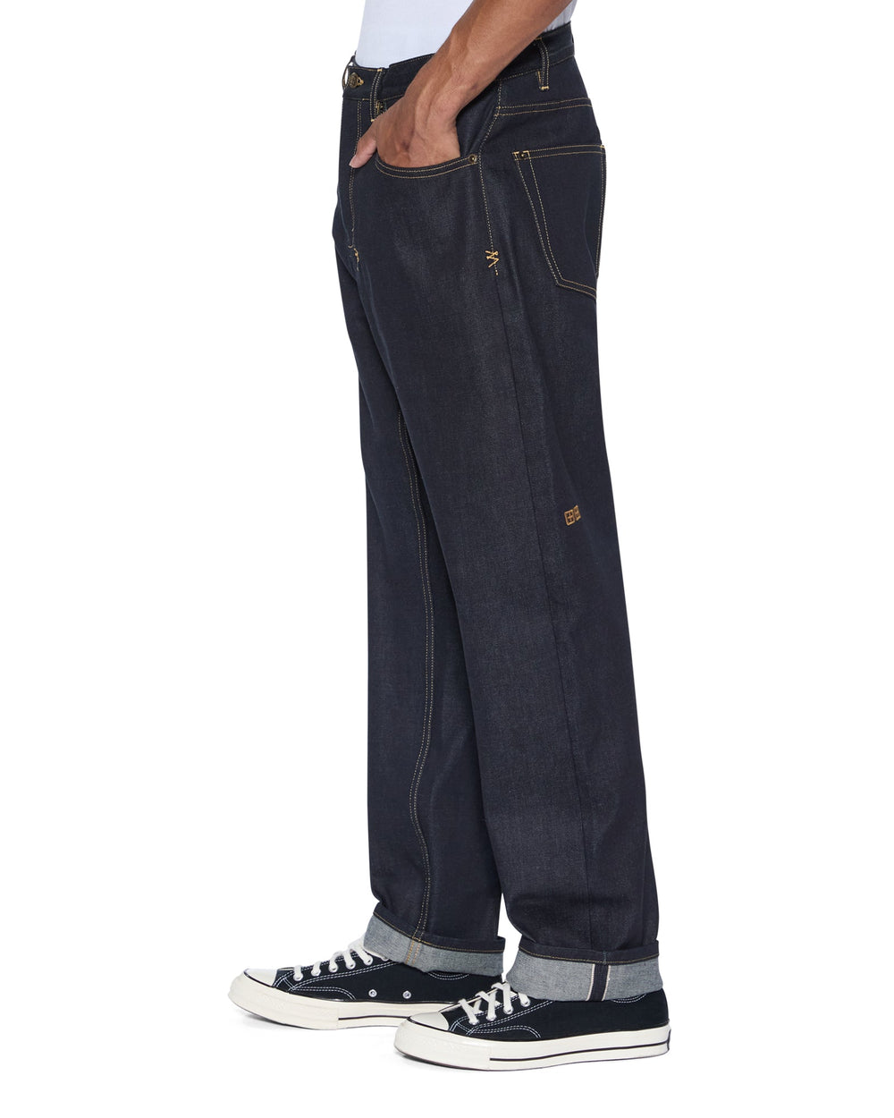 Anti K Selvedge Raw Blue Straight Leg Jeans