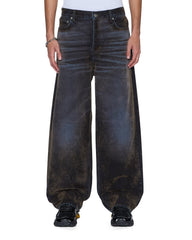 Mens Maxx Blur Ink Baggy Denim Jeans