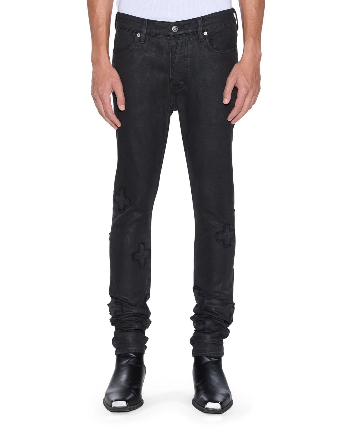 Mens Van Winkle Backstage Black Kraftwerk Skinny Denim Jeans