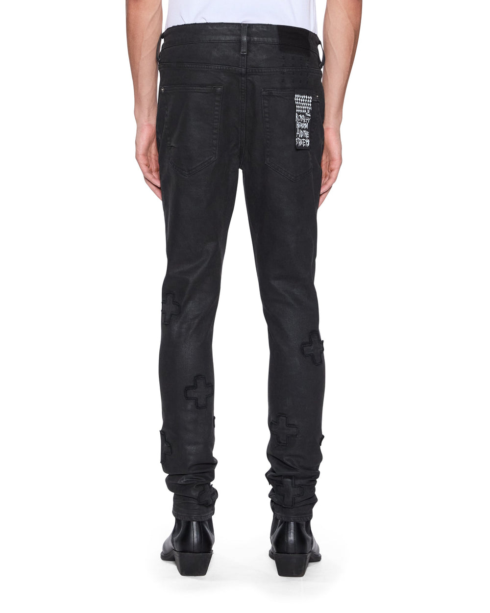 Mens Van Winkle Backstage Black Kraftwerk Skinny Denim Jeans