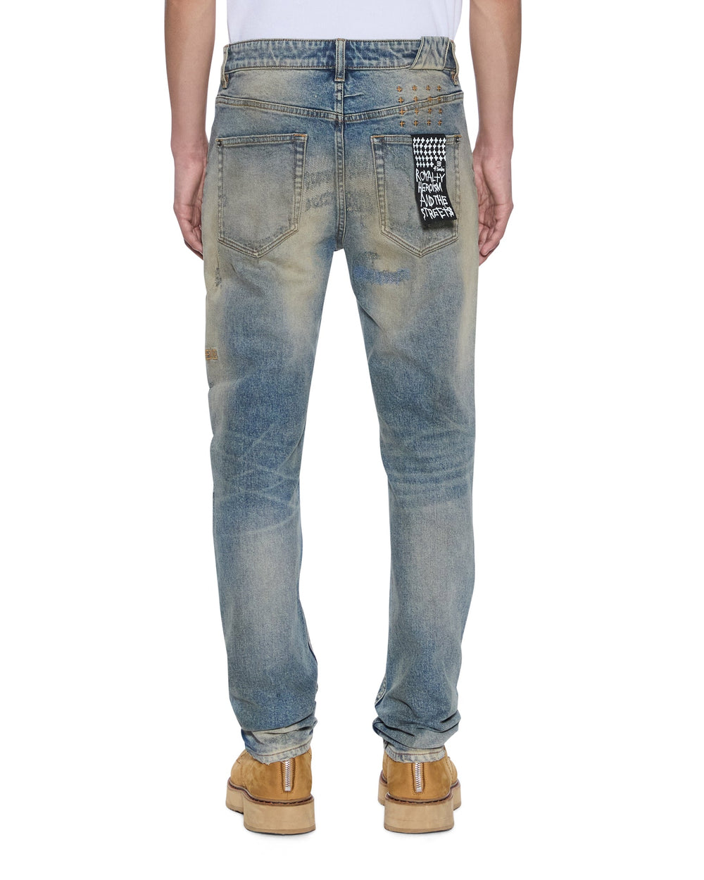 Mens Chitch Brooklyn Repair Slim Denim Jeans