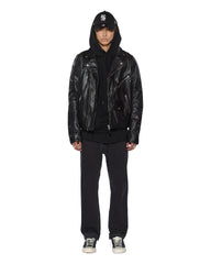 Hazlow Selvedge NY Black Straight Leg Jeans