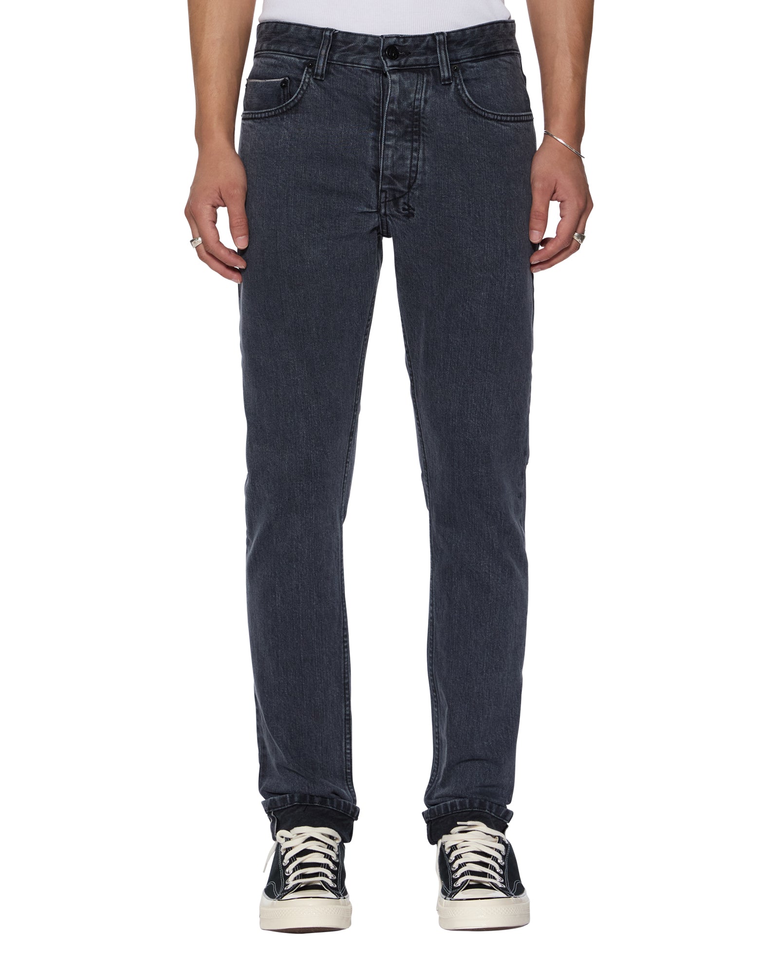 Chitch Selvedge NY Black Tapered Jeans