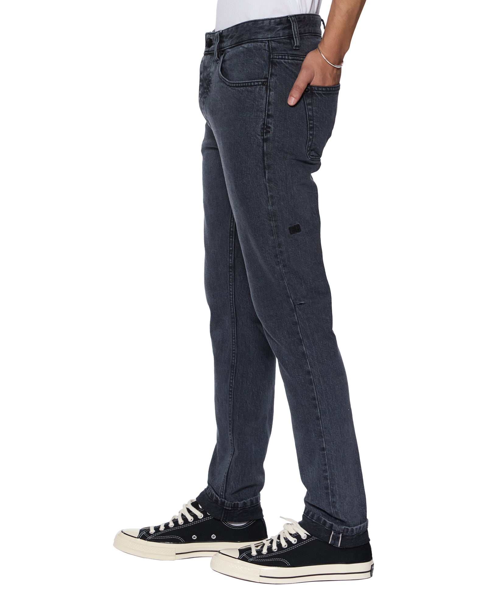 Chitch Selvedge NY Black Tapered Jeans