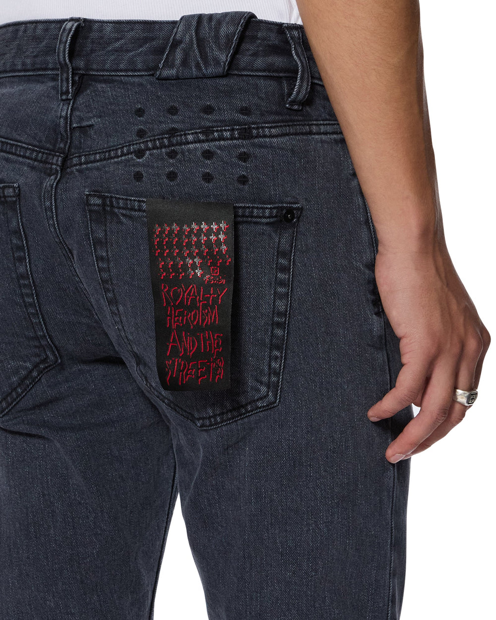 Chitch Selvedge NY Black Tapered Jeans