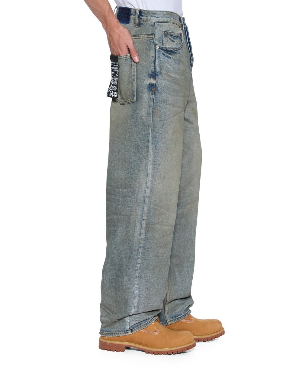 Maxx Mechanik Mens Baggy Jeans - Blue Denim