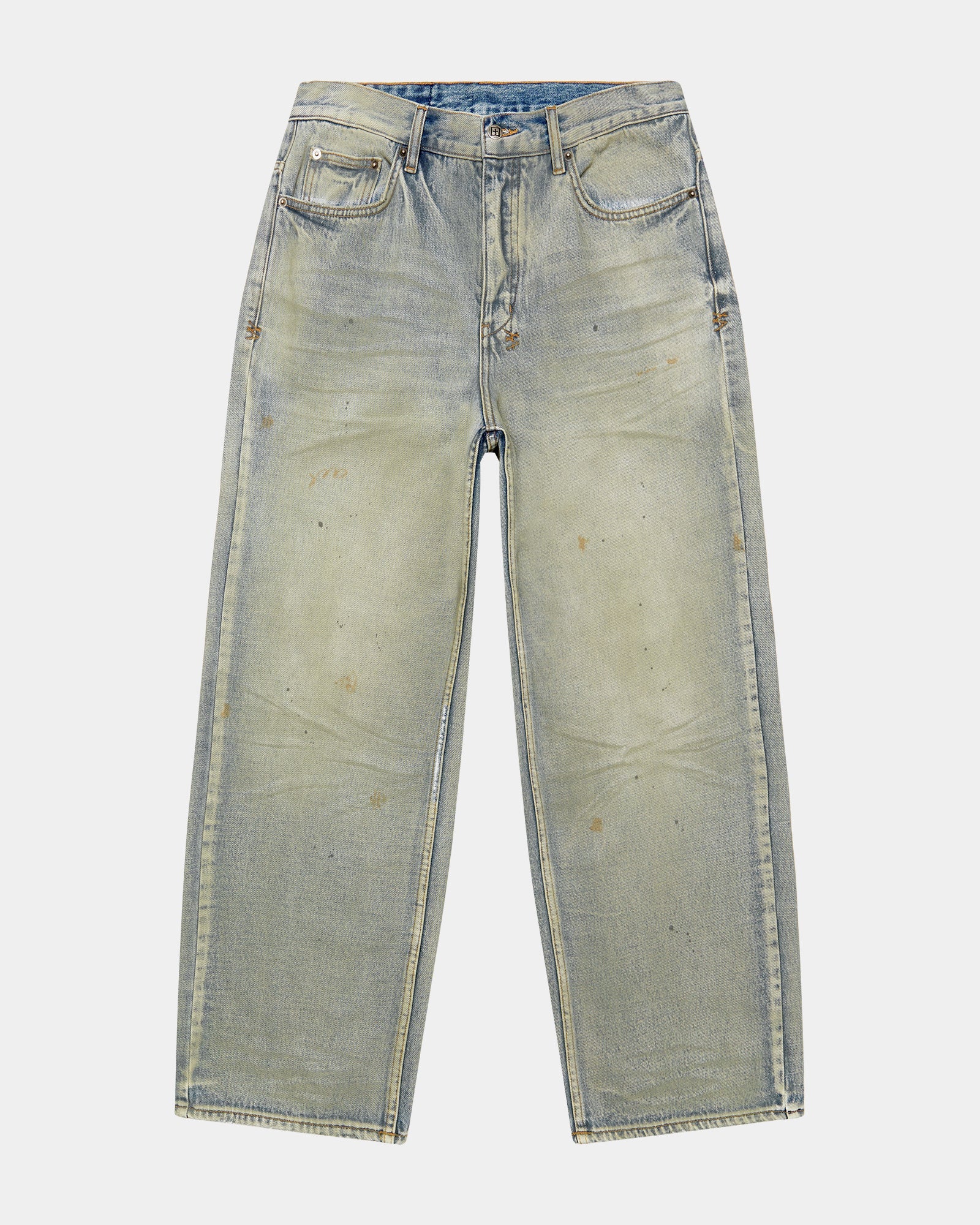 Maxx Mechanik Mens Baggy Jeans - Blue Denim