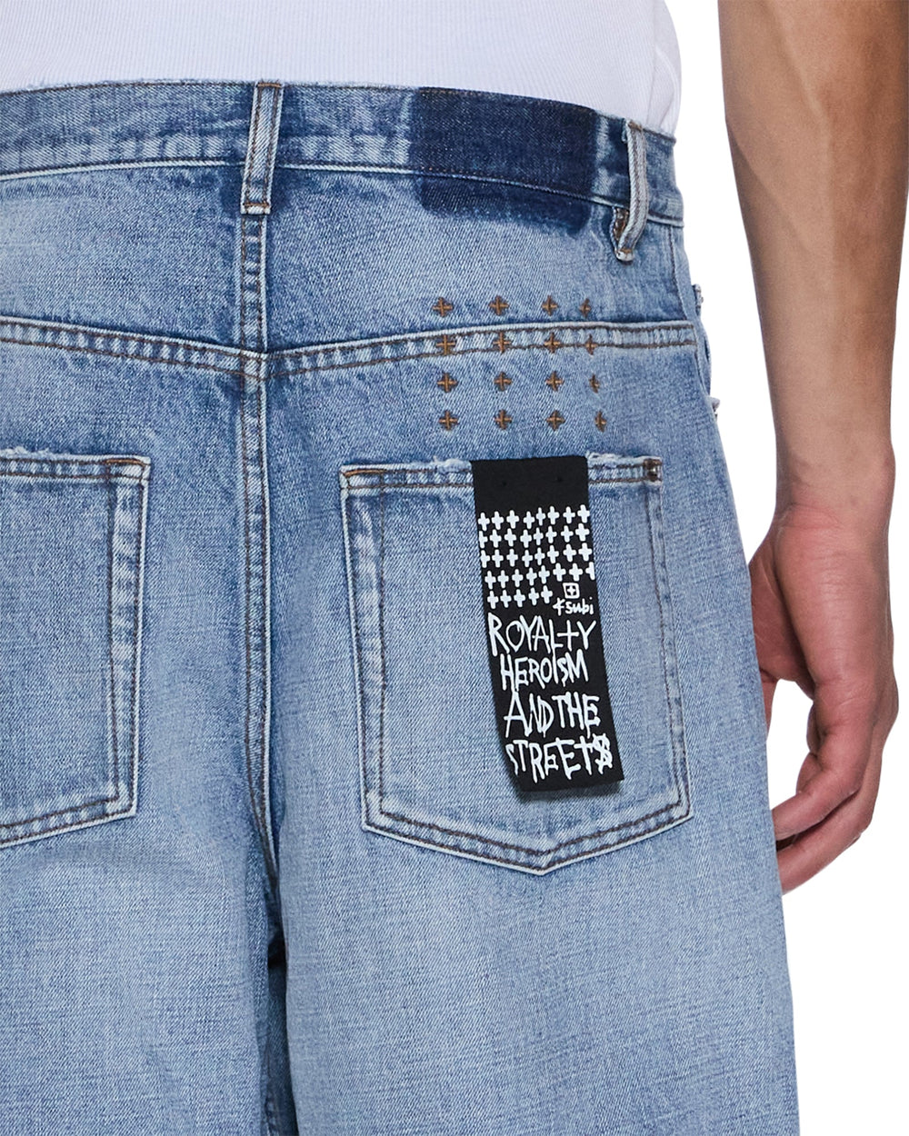 Mens Maxx Dakota Blue Baggy Denim Jeans