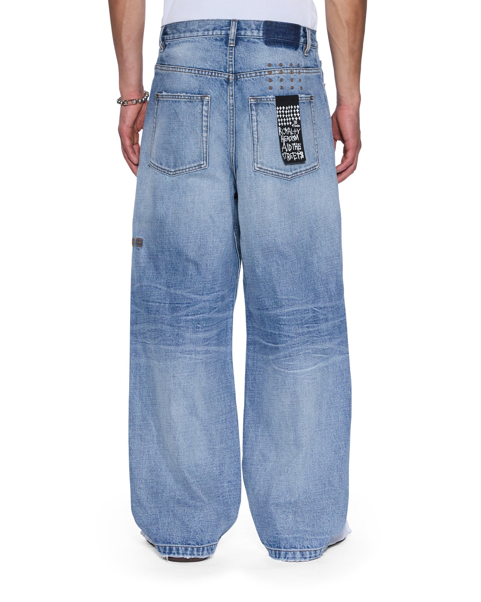 Mens Maxx Dakota Blue Baggy Denim Jeans